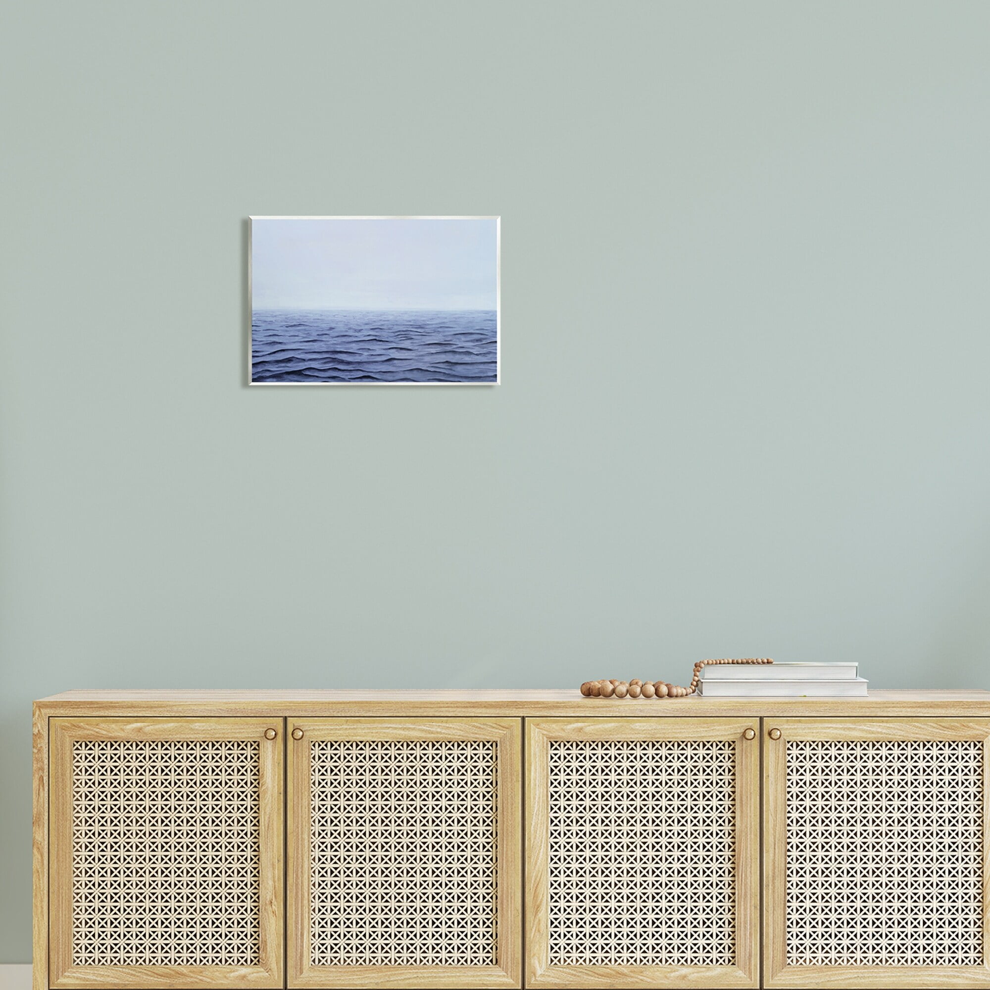 Stupell Industries Vast Ocean Horizon Soothing Blue Water Waves Photograph Unframed Art Print Wall Art, Design by Michael Willett