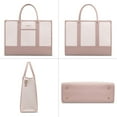 thumbnail image 4 of Lovevook Laptop Tote Bag for Women, Lightweight Pu Leather Work Tote Bag with Clutch Purse, Large Computer Bag Briefcase Fit for 15.6" Laptop, 4 of 8