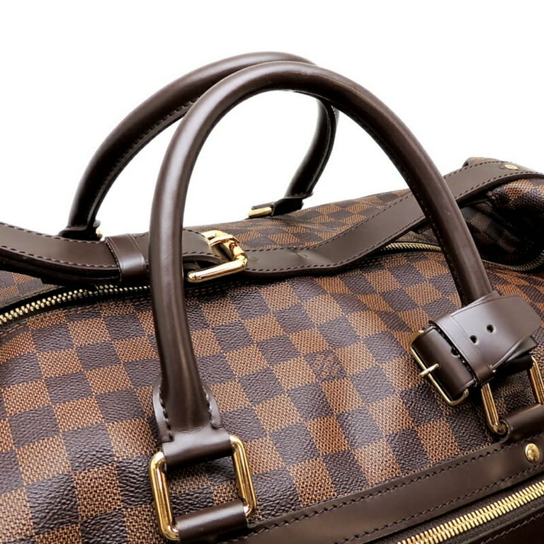 Authenticated Used Louis Vuitton Handbag Saint Michel Pink Brown