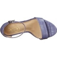 thumbnail image 5 of Sam Edelman Yaro Dusty Violet Ankle Strap Open Round Toe Block High Heel Sandals (Dusty Violet, 7), 5 of 6
