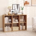 thumbnail image 4 of Costway 6-Cube Bookshelf, Modern Cubby Bookcase with Back Guardrail & Anti-tipping Kits Natural, 4 of 10