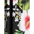 thumbnail image 4 of Más el tamaño de los encajes de ganchillo de la impresión floral del entrecruzamiento Tank Top Rosegal Camisetas sin mangas de talla grande, 4 of 5