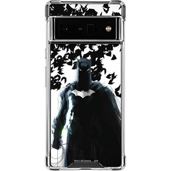 Skinit DC Comics Batman and Bats Google Pixel 6 Pro Clear Case