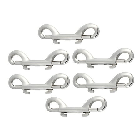 ULTNICE Metal Snap Hooks Double Ended Bolt Snap Hooks Zinc Alloy 6pcs