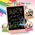thumbnail image 4 of LCD Writing Tablet 10 Inch  Colorful Doodle Board Drawing Tablet  Erasable Reusable Writing Pad  Educational for 3-6 Year Old Girls Boys(Blue), 4 of 11