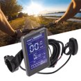 thumbnail image 4 of Electric Bicycle Display Panel, 36V 48V Electric Bicycle LCD Computer Waterproof Real Time Display  for 22.2mm Handlebars, 4 of 7