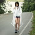 thumbnail image 2 of MasteelfCA 1 Pce Imperméable Poncho Réutilisable en EVA Manteau Imperméable pour Adulte pour Extérieur, 2 of 7