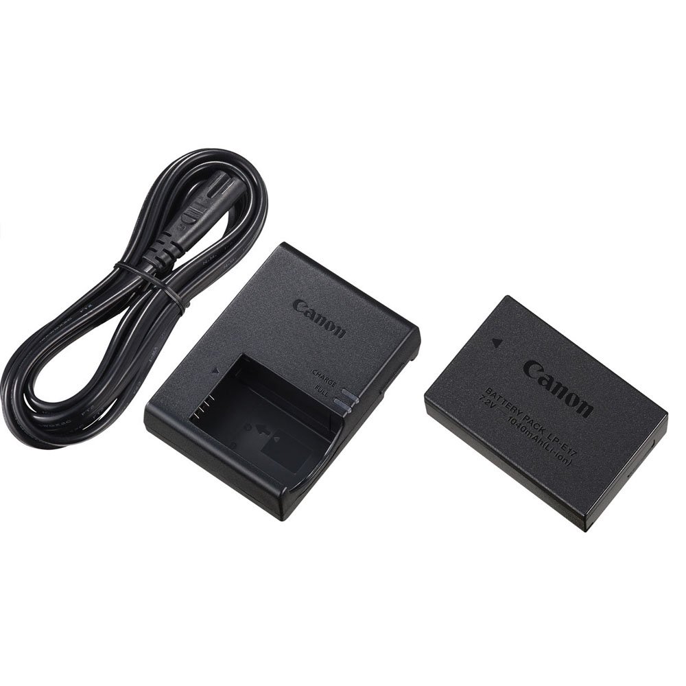 Canon LCE17E Charger and Canon LPE17 Battery Pack