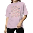 thumbnail image 2 of Officially Licensed Dots Candy Colorful Pattern Design Women's T-shirt, 2 of 3