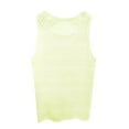 thumbnail image 5 of VNKIDY Mens T-Shirt Slim Fit Sheer Lace Sleeveless Tank Top Solid Color Geometric Pattern Breathable Tees For Beach Daily Party Wear Fashionable Top, 5 of 5