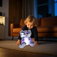 thumbnail image 5 of Large Glowing Tiger Plush Toy with Colorful Lights, Luminous Stuffed Animal, Night Light Companion for Ages 5-6years, Soft Cuddle Pillow, Auto-Off Timer Plushie, Battery Operated Jungle Animal, 5 of 6