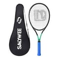 thumbnail image 2 of Ximing Tennis Racket Carbon Fiber Adult Tennis Racquet Comfortable Handle Self Practice Practical Professional Training Equipment Blue, 2 of 10