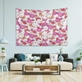 thumbnail image 4 of FREEAMG Spring Flower Butterfly Tapestry Aesthetic Tapestry Wall Hanging for Home Decor 60" x 40" Inches, 4 of 6