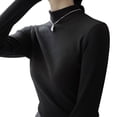 thumbnail image 1 of Camisetas de manga larga para mujer, ajustadas, informales, camisetas básicas, 1 of 5