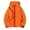 Orange, variant on Uaswgudfs ​Women's Autumn/Winter Sleeveless Quilted Vest: Zip/Snap Front w/ Adjustable Hood & Flap Pockets
