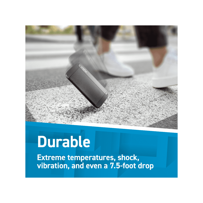 Crucial X8 4TB Portable SSD - USB 3.2, USB-C, USB-A - CT4000X8SSD9