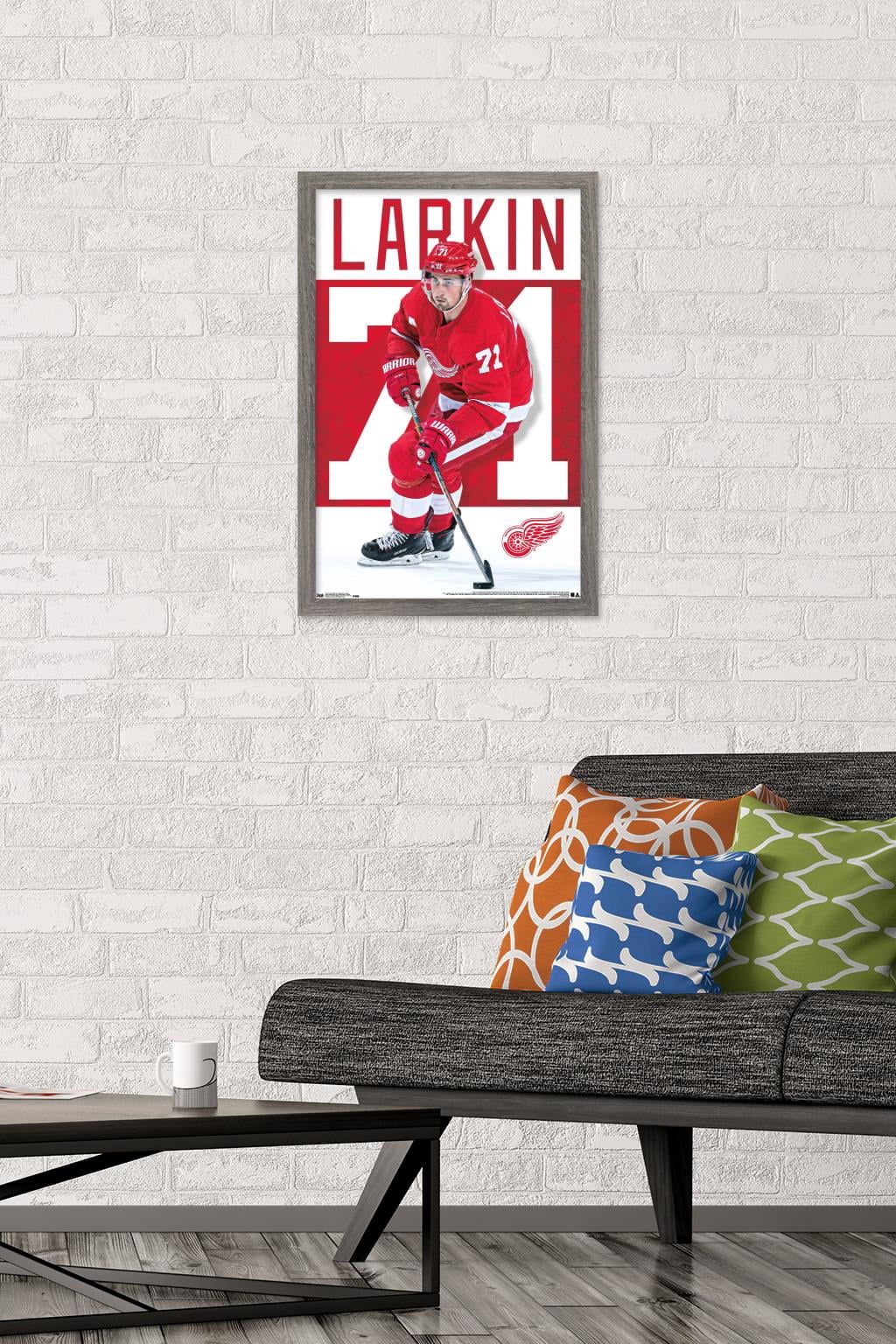 NHL Detroit Red Wings - Dylan Larkin Wall Poster, 14.725" x 22.375" Framed