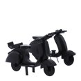thumbnail image 6 of DecMode Aluminum Traditional Sculpture, Black, 2 - Pieces, 6 of 9