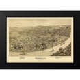 thumbnail image 2 of Fowler 18x14 Black Modern Framed Museum Art Print Titled - Duquesne Pennsylvania - Fowler 1897, 2 of 5