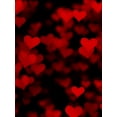 thumbnail image 4 of BSDHOME Fond de Vacances en Polyester Motif Cœur Rouge Accessoires de Studio Fond de Photographie 5x7ft, 4 of 5
