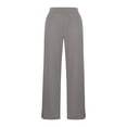 thumbnail image 6 of QATAINLAV Women's Plus Size Yoga Pants with Pockets Elastic Waist Solid Casual Split Hem Sweatpants Loose Workout Leggings Dark Gray XXXXL, 6 of 7