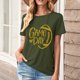 thumbnail image 1 of Karight Football Shirts for Women Game Day T Shirts Football Outfits Funny Graphic Tee Casual Short Sleeve Tee Shirts, 1 of 4
