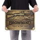 thumbnail image 4 of Placa Metal Vintage BROWNING Pintura Hierro Rectangular Arte Pared 40x30cm Cgtredaw, 4 of 9