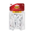 thumbnail image 2 of General Purpose Hooks, Medium, 3 Lb Cap, White, 20 Hooks And 24 Strips/pack | Bundle of 10 Packs, 2 of 7