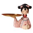 thumbnail image 4 of 2 figuras de niña para guardar joyas, ideal para galletas, sala de estar y frutas. Estilo A, 4 of 9