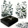 thumbnail image 2 of Ambesonne Dark Green Jigsaw Puzzle, Minimal Botanic Branches, Heirloom-Quality Fun Activity for Family Durable Cardboard, 1000 pcs, White Laurel Green, 2 of 5
