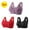 Purple, variant on Itsame 3 Pack Everyday Sports Bra Set womens Full Support Bra Comfortable Breathable Wireless Comfort Bralette Set Purple Size L