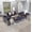 Navy Blue, variant on ACEGOSES 8-Piece Patio Sofa Set Rattan Outdoor Furniture Set Three-Seat Sofa Ottomans Suiting Backyard, Poolside and Patio,Gray