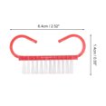thumbnail image 4 of Unique Bargains 5 Pcs Durable Transparent Nail Cleaning Brush for Cleaning Fingernails Small Red, 4 of 7