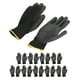 thumbnail image 5 of Juego de 10 pares de guantes de trabajo con revestimiento de PU, antiestáticos, accesorios de seguridad para el trabajo, 7 unidades, 5 of 12