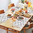 thumbnail image 2 of White Cow Milk Cow Pattern Summer Placemats Table Placemats Set Of 4-Linen Kitchen Washable Placemats Table Mats 11.8"x17.7" Non-Slip Heat Resistant, 2 of 6