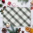 thumbnail image 3 of Aoile 10x13 Washable Large Area Rug, Christmas Decoration Carpet, Geometric Checkered Throw Mat Floor Carpet for Living Room, Black/Grey, 3 of 10