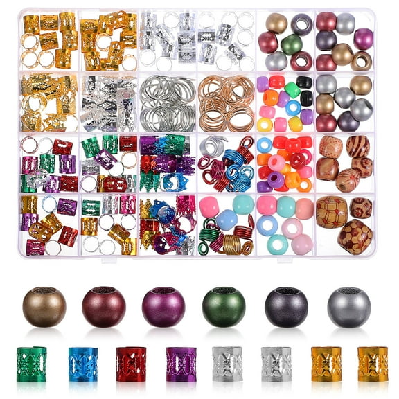 Hytrove Hair Charms Alloy for Holiday Celebrations 278Pcs 5.11X7.47X0.79in