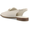 thumbnail image 3 of Journee Womens Lainey Sling Back Square Toe Flats, 3 of 9