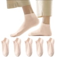 thumbnail image 2 of Women's Pure Cotton Short Socks Thin Breathable Anti Odor Casual Summer Sports, 2 of 5