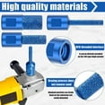 thumbnail image 3 of POINTERTECK 3PCS Diamond Finger Milling Bits Kit Angle Grinder Trimming Milling Cutter Set for Porcelain Ceramic Marble Granite Existing Holes Enlarging Shaping, 3 of 7