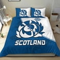 thumbnail image 1 of Escocia Rugby Juego de Cama Escudo de Armas de Escocia Mezcla Cardo Nueva Versión, 1 of 6