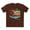 Dark Chocolate, variant on US State Shirts, Oklahoma Shirt