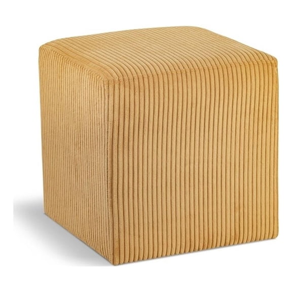 Meridian Furniture Roy Yellow Ottoman/Stool