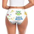 thumbnail image 4 of Women's Underwear Clipart with Cute Owls Hipster Panties Underwear for women, Medium, 4 of 9