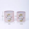 thumbnail image 2 of Nvzi gift, flowers, gift box packaging box, Chinese cloud shoulder hugging bucket, flower arrangement bucket (pink), 2 of 2