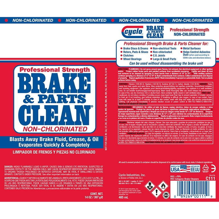 Cyclo Brake & Parts Clean Non-Chlorinated – SMC Products