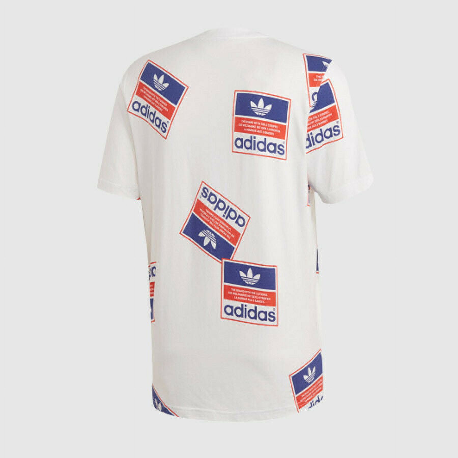 Adidas Originals Men's Stickerbomb T-Shirt White DX3649 - image 2 of 5