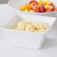 thumbnail image 3 of American Metalcraft MELSQ73 Melamine 7" Square Bowl, 58-Ounce, White, 3 of 3