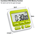 thumbnail image 2 of Digital Countdown Kitchen Timer -Count Up Down Magnetic Timer Clock for Cooking Baking Gym Students, 2 of 6