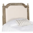thumbnail image 2 of SAFAVIEH Rustic Wood Traditional Upholstered Headboard, Twin, Beige, 2 of 4